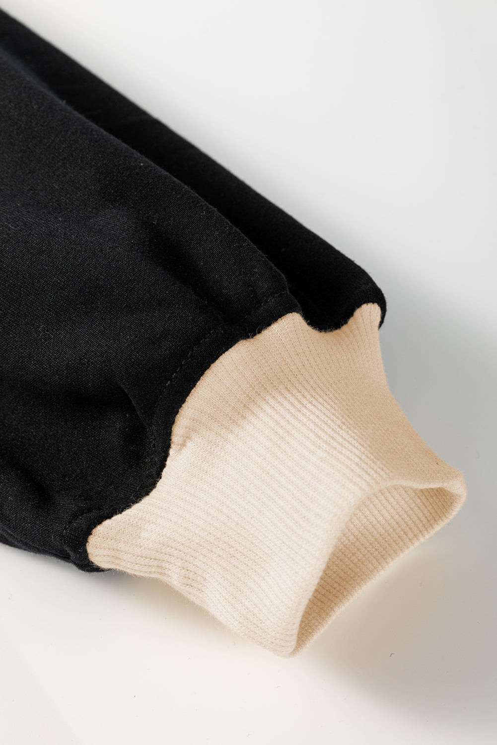 Color Contrast 2-Piece Skirt and Sweatshirt Set