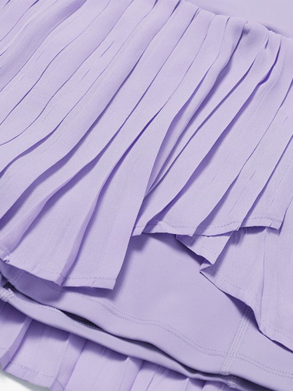 Tiered Pleated Tennis Skirt