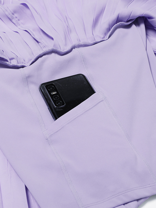 Tiered Pleated Tennis Skirt